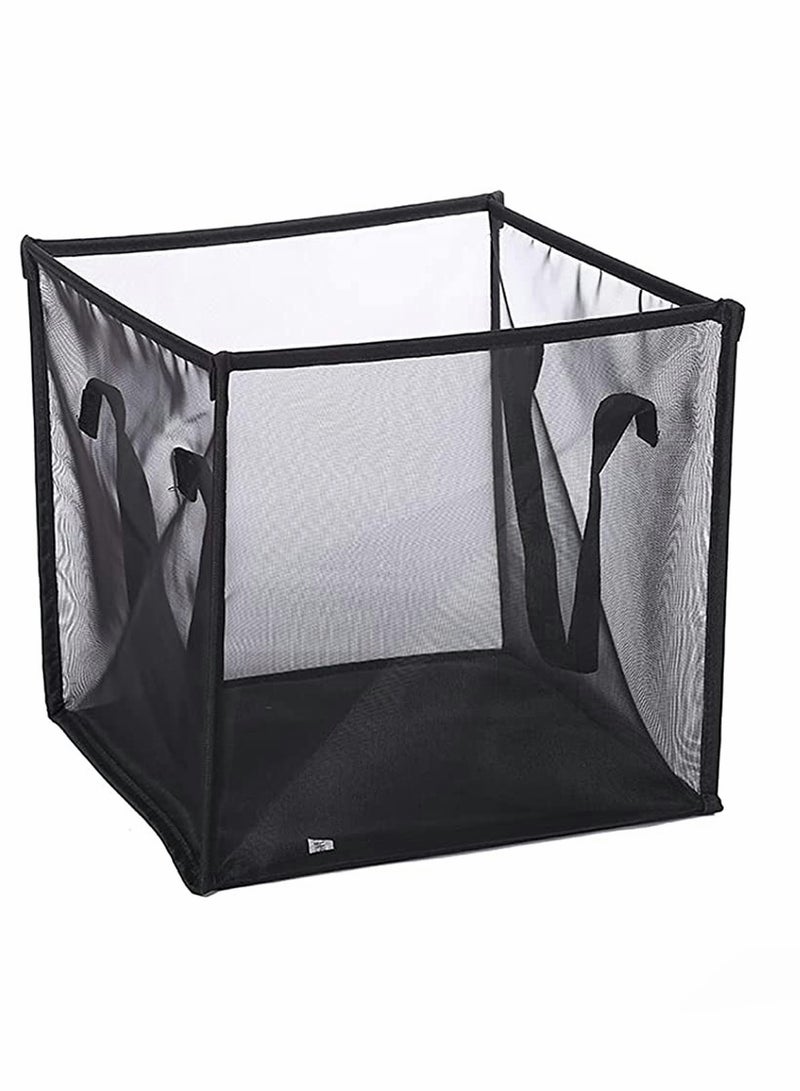 KASTWAVE Popup Laundry Hamper, 1 Pcs Collapsible Mesh Laundry Baskets with Handles, Foldable Clothes Hamper, Easy to Open, Portable for Laundry Storage, Kids Toy, College Dorm or Travel - Image 1