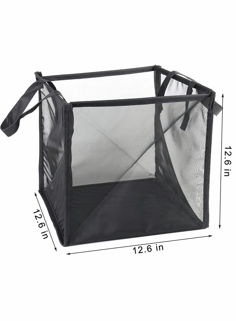 KASTWAVE Popup Laundry Hamper, 1 Pcs Collapsible Mesh Laundry Baskets with Handles, Foldable Clothes Hamper, Easy to Open, Portable for Laundry Storage, Kids Toy, College Dorm or Travel - Image 2