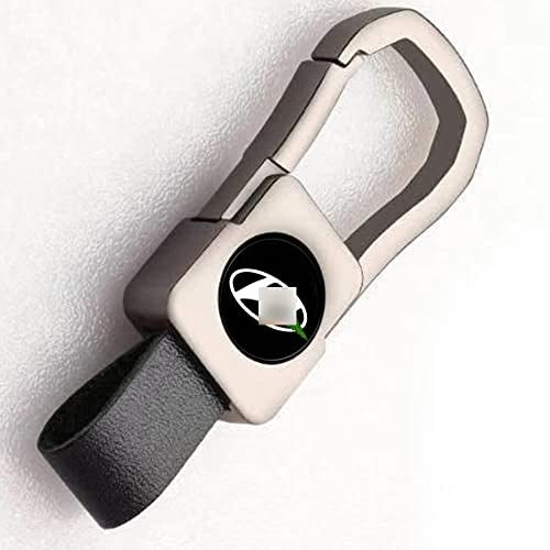Greenworld Scratch proof Fob Key Heavy Duty Keychain Compatible With Hyun-dai Creata/Verna/Venue/I10/I20/And all Hyuan-dai Model Car (BLACK) - Image 1