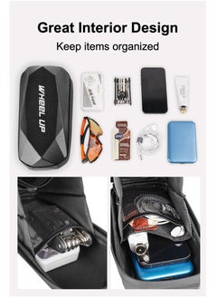 Rainproof Scooter Front Hanging Storage Bag | Durable Suspension Handlebar Bag | Non-deformable Front Tube Bag, For Cellphone/Charger/Repair Tools Storage (2L, Black) - pzsku/Z31039BB899D9D94157D3Z/45/_/1720259825/e8a80772-8f7e-427c-8133-a057183bb8fc