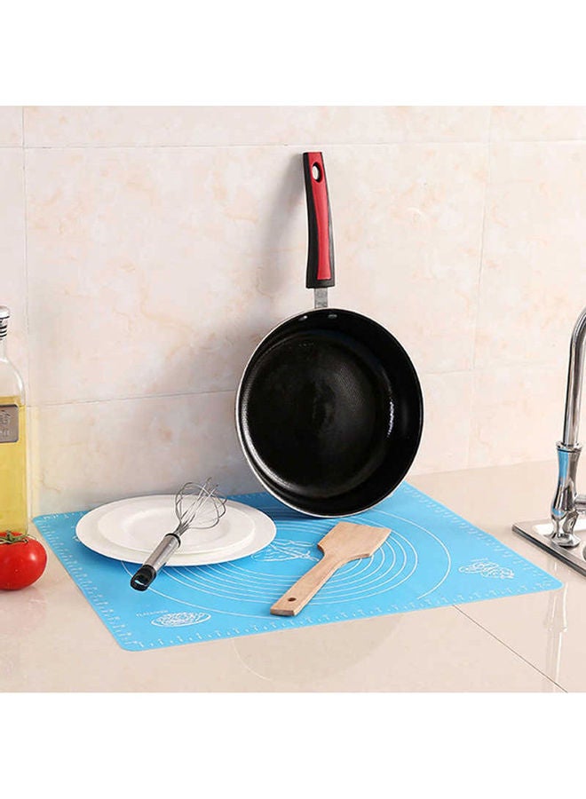 Non-Stick Silicone Rolling Pastry Mat Blue 40x30cm - Image 3