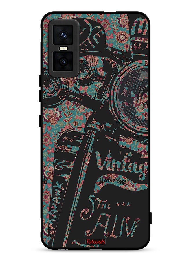 Tolwak Infinix GT 30 Pro Protective Case Cover Vintage Motorbike - Image 1