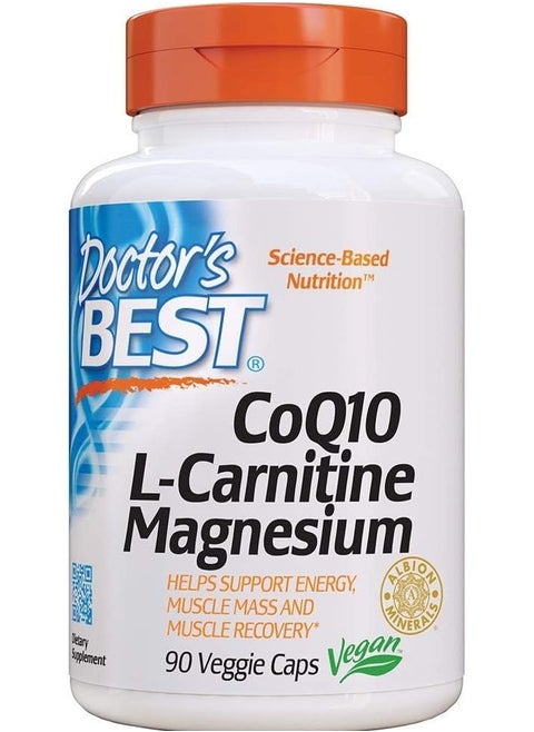 Coq10 Lcarnitine Magnesium 90 Veggie Caps