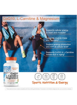 coq10 l carnitine magnesium and L-Carnitine Liquid Doctor's BEST Coq10 Lcarnitine Magnesium