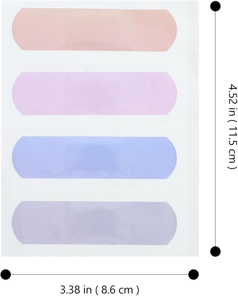 TOYANDONA 64pcs Colorful Adhesive Hemostatic Bandages Breathable Flexible Patches for Outdoor Use Waterproof Elastic First Aid Random Style - Image 2