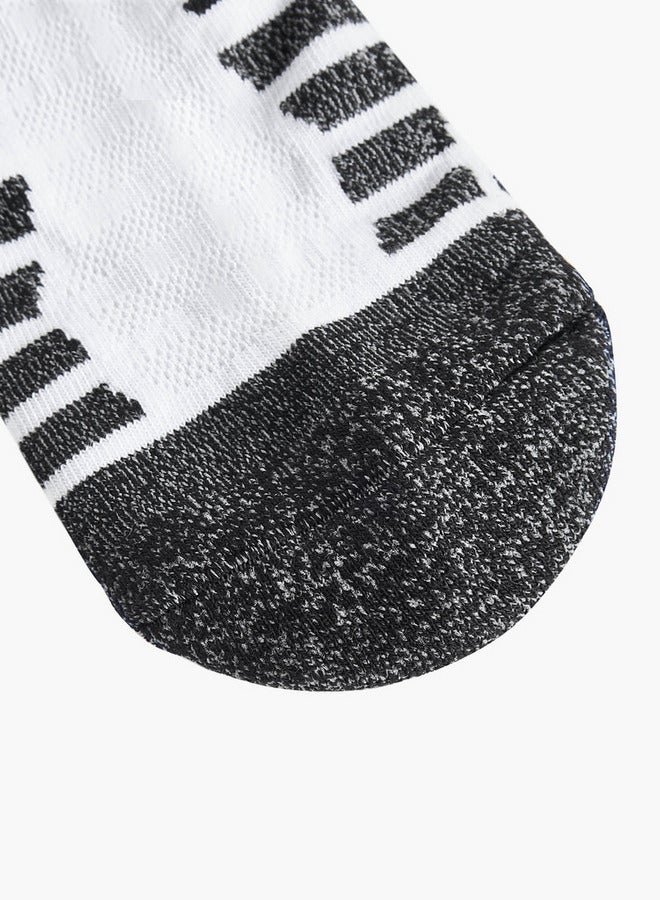 كابا طقم  جوارب كابا مخططة بطول الكاحل بنصف تيري - Image 3