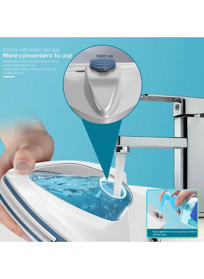 038mm Single Layer Magnetic Window Cleaner Automatic Water Discharge Double Layer Wiper Brush - Image 5