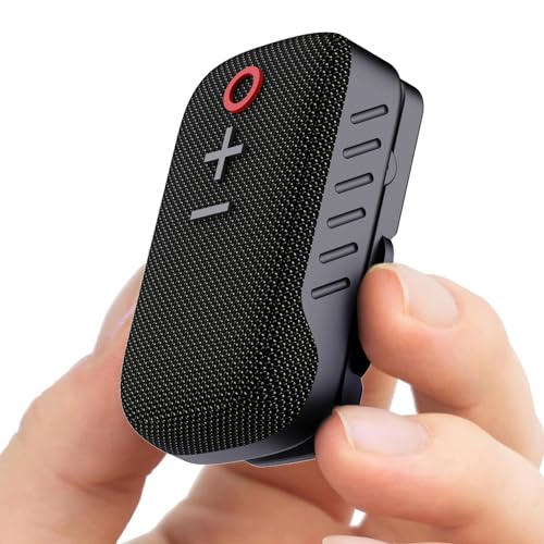 Portronics Talk Three Wearable Bluetooth Speaker with Mic, Magnetic/Spring Clip-On, Upto 10Hours Playtime, IPX5 Water/Dust Resistant, Bluetooth 5.3v, Big Buttons, Portable Speaker with Microphone - Image 1