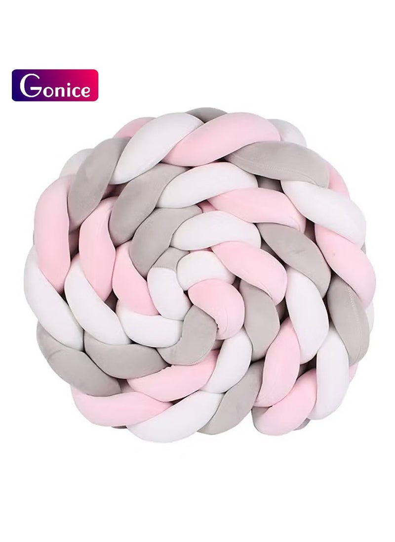 Gonice 3 Shares Anti-Collision Ultra-Soft Long Strip Baby Bed Fence With PP Cotton Filling 2m  - Image 1