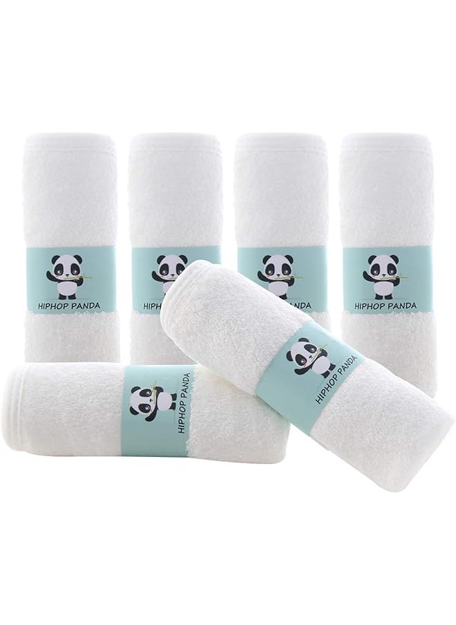 erorex Baby Washcloths Rayon Made From Bamboo 2 Layer Ultra Soft Absorbent Newborn Bath Face Towel  - Image 1