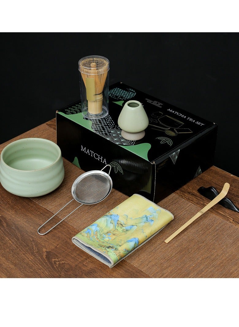 XiuWoo Matcha green tea seven piece set - Image 1