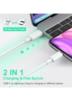 USB C to Lightning Cable 3Ft Apple Power Delivery Fast Charger Cord for iPhone 12/12 Mini/12 Pro/12 Pro Max/11 Pro/11 Pro Max/X/XS/XR/XS Max/8/8 Plus/iPad/AirPods - pzsku/Z31041C3C07155DD2AF4BZ/45/_/1733910727/ea2645ae-8f1f-4ae4-a756-767cc4f9432b