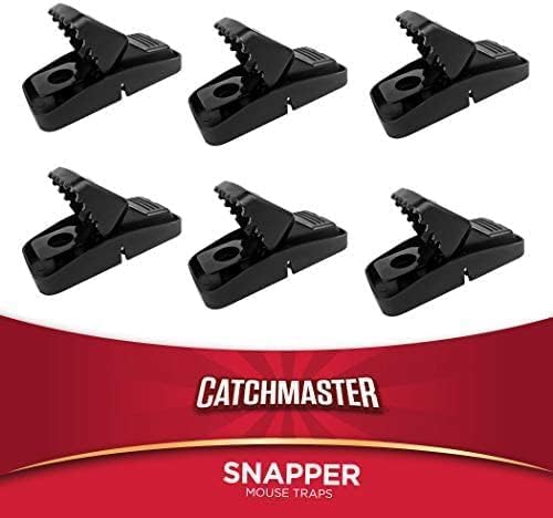 Catchmaster Catchmaster Snapper Mouse Traps 24Pk Mouse Traps Indoor for Home Reusable Rodent Killer for House Outdoor Critter Catcher Eco Friendly Pest Control for Garage Basement  Kitchen - Image 1