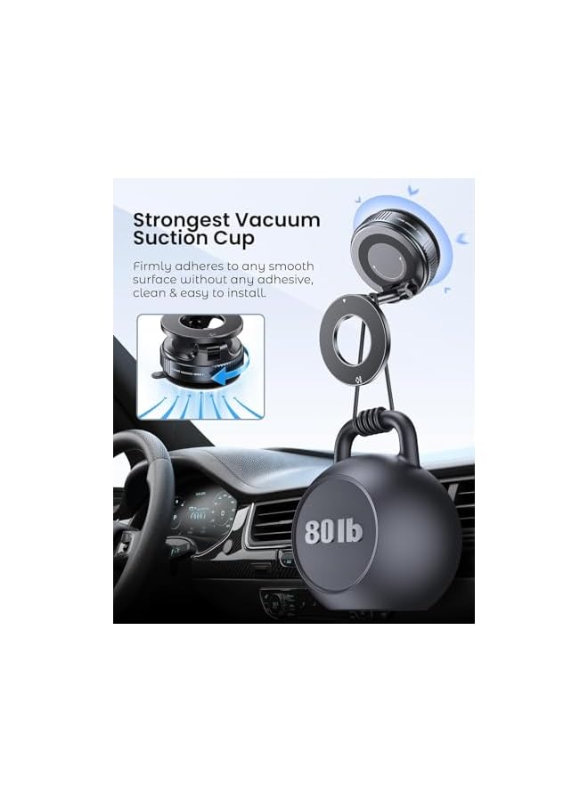 Green Tiger Car Mount Magnetic Car Phone Holder,360° Rotation Retractable Accessories,holder in car for Gym/Mirror/Smooth Surface - Image 3