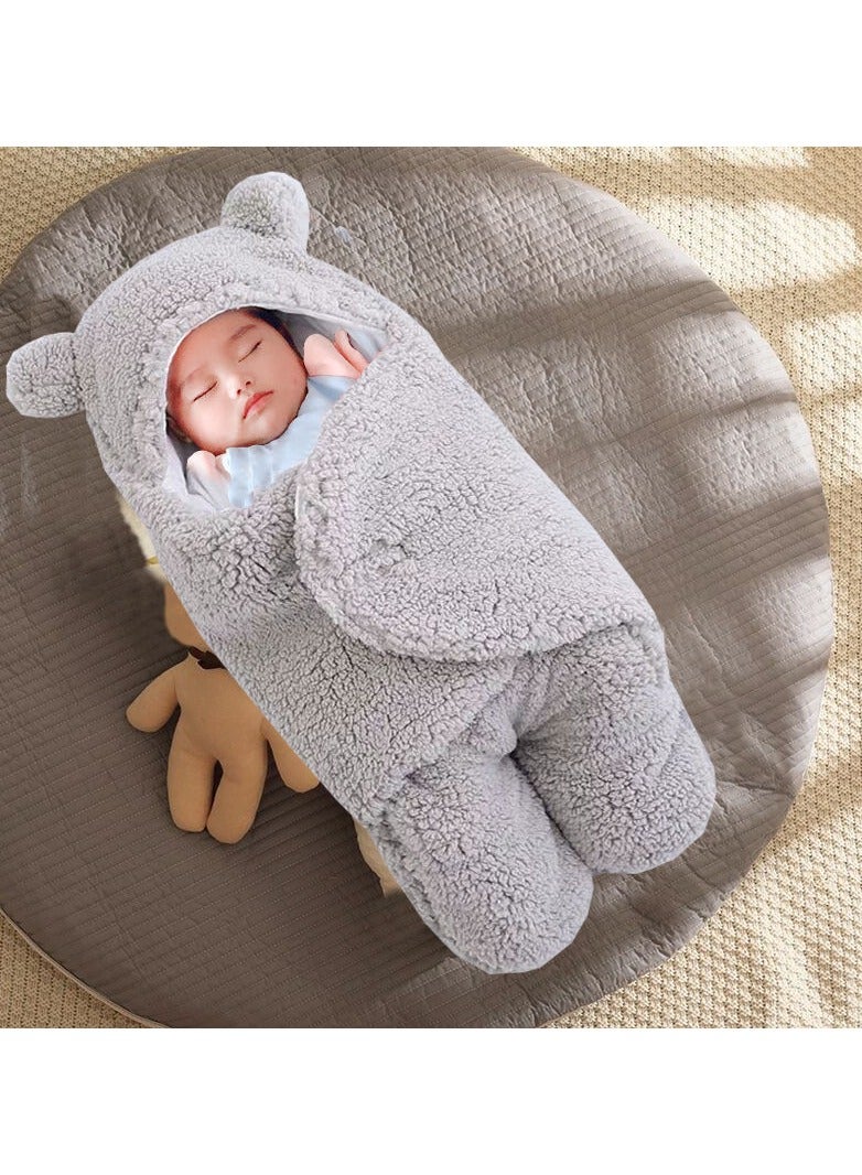 Loquat Baby Autumn And Winter Thickened Dual Purpose Swaddling Clothes