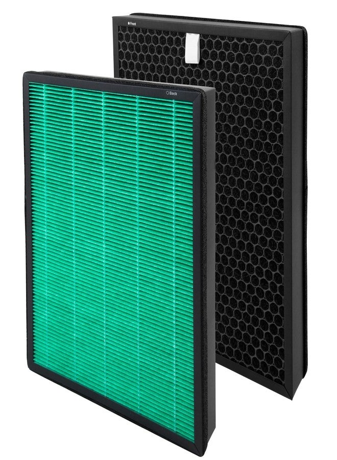GoodtoU 400/400S Replacement Filter Compatible with Coway AIRMEGA Max2 400 400S 400(G) 400S(G) Air Purifier, H13 True HEPA and Active Carbon Filter Set, AP-2015-FP, 2PCS(1 Set) Green - Image 1