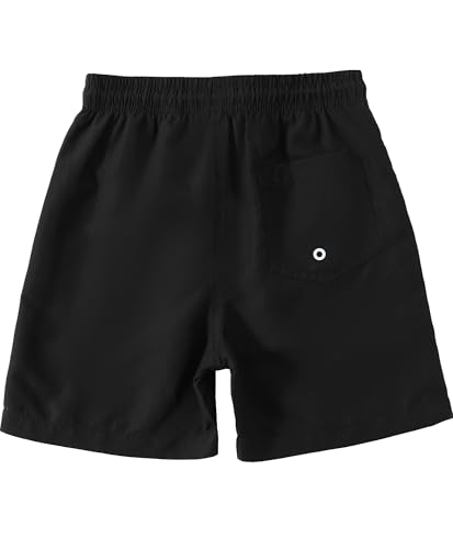 KAILUA SURF Boys Swim Trunks, High-Visibility Safety Colors and American Flag, Quick Dry Kids Shorts, Sizes 2T-16 (Black,56) - Image 2
