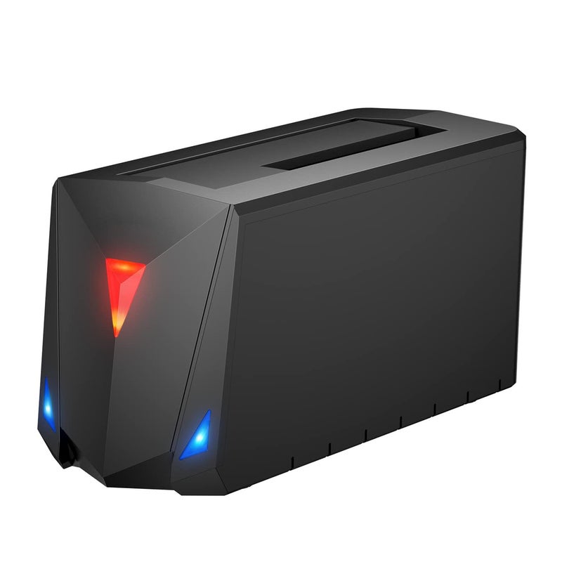Tobo Hard Drive Docking Station, USB 3.0 Docking Station for 2.5 3.5 inch SATA HDD SSD, Hard Drive Enclosure with 12V Power Adapter, Support Maximum 18TB Hard Drive TD-YPZ110B - Image 1