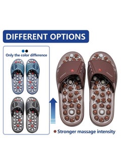 BYRIVER Portable Compact Travel Foot Massager, Acupuncture Ball Massage Flip Flops Slippers Tools, Destress Relaxation Gift for Men Women Dad Mom(03M)  - Image 2
