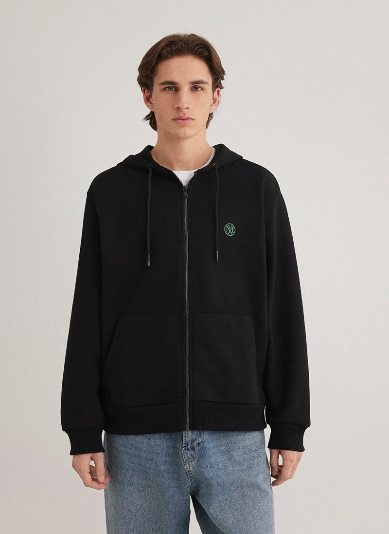 MAVI Zip Black Sweatshirt - Image 5