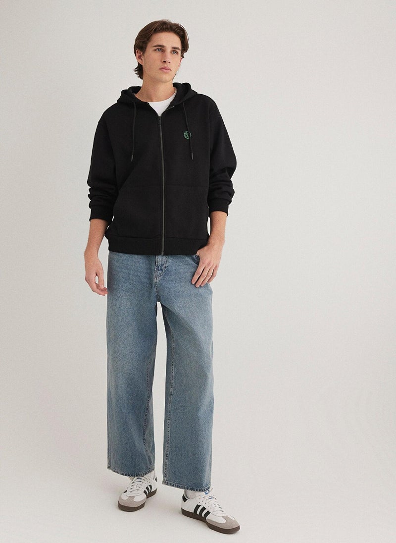 MAVI Zip Black Sweatshirt - Image 3