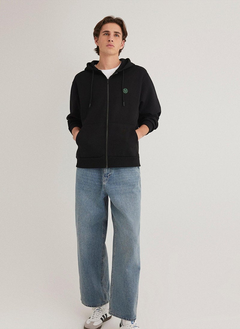 MAVI Zip Black Sweatshirt - Image 4