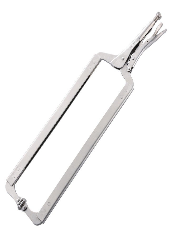 كماشة قفل MAXPOWER مقاس 24 بوصة على شكل حرف C، مشبك قفل كبير على شكل حرف C مع وسادات دوارة للإمساك، سعة فك قصوى تصل إلى 10 بوصات - Image 1