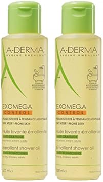 A-DERMA ADERMA Exomega Control Emollient Cleansing Oil AntiScratching 2 x 500ml  - Image 2