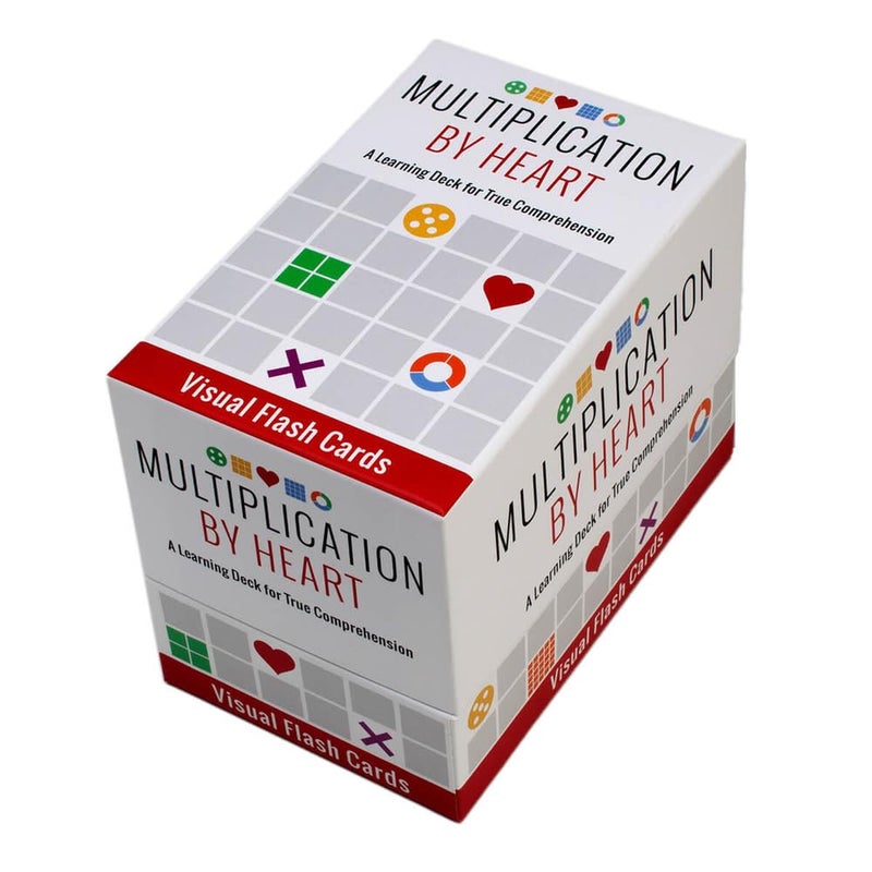 Math for Love Multiplication by Heart Visual Flash Cards for Multiplication fact Mastery in Five Minutes a Day - Image 2
