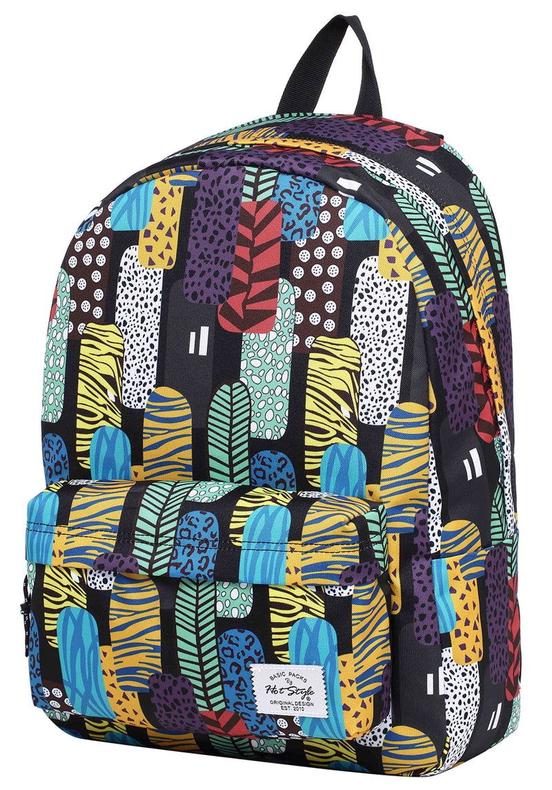 HotStyle SIMPLAY Classic School Backpack Bookbag Cute Patches