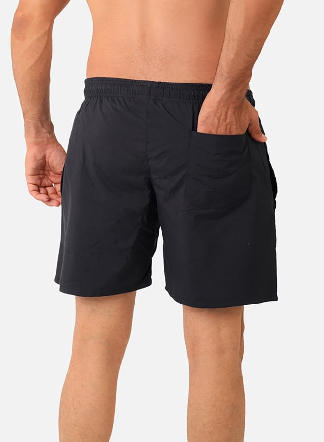 WHITE RABBIT Side Pockets Plain Swim Shorts  - Image 4