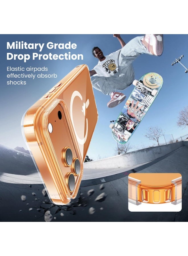 Houmt iPhone 17 Pro Max Clear Case Anti-Yellowing Strong Magnetic Cover with Screen Protector And Camera Lens Protector Case For iPhone 17 Pro Max 6.9-inch - Image 4