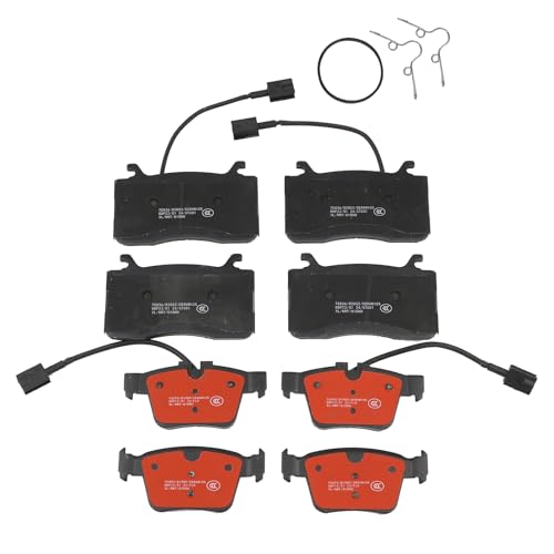 Tivora Front & Rear Ceramic Brake Pads Set Compatible with Alfa Romeo Giulia 2017 2018 2019 2020 2021 2022 Replace 68317364AA 68318394AA 68501180AA 77367733 - Image 2