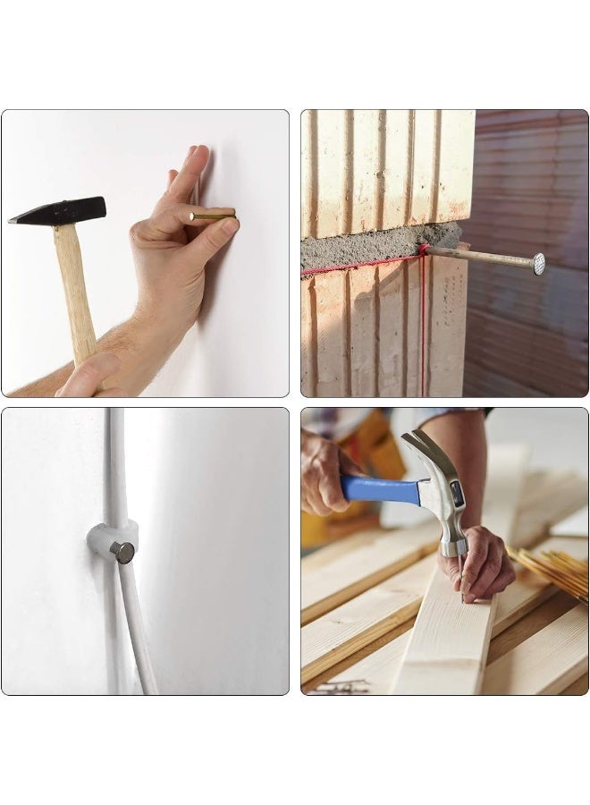 Biella 50Pcs Steel Point Tip Wall Black Concrete Masonry Nail (2 Inch) - Image 5