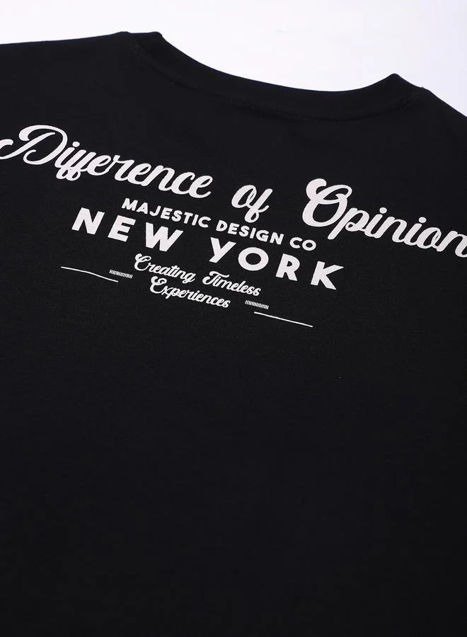 Difference of Opinion Men Oversized Short Sleeve Printed T-Shirt