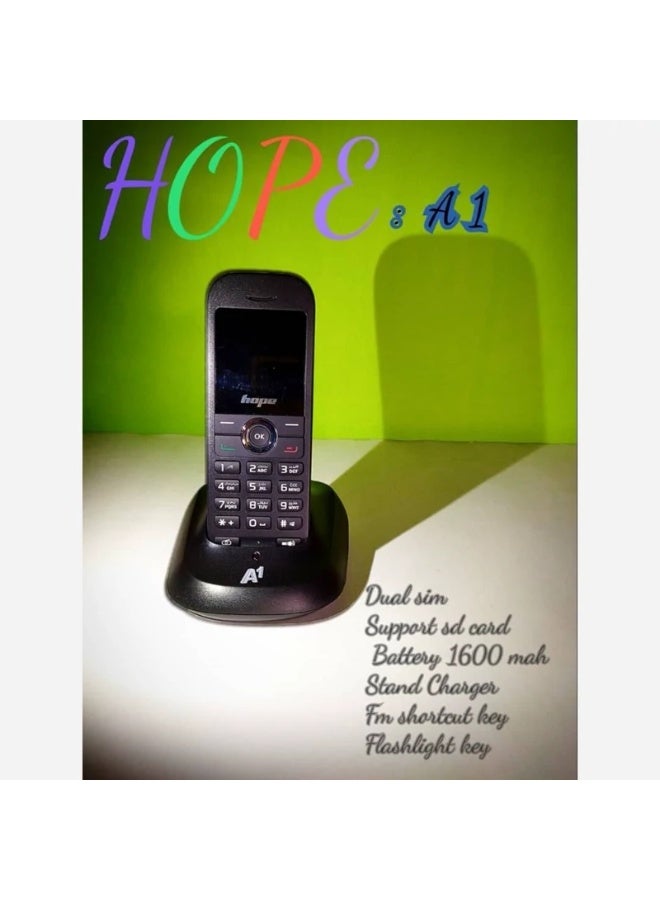 Hope A1 Mobile Phone – Wireless Desktop Landline-Style Phone with SIM Card Support - Image 3