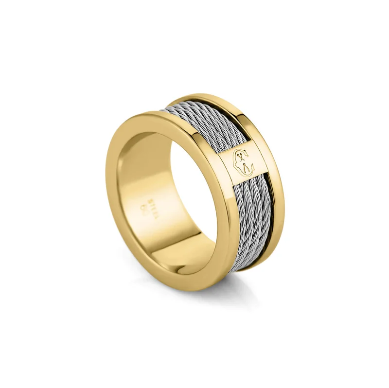 شاريول Ri Steel Pvd Yellow Forever Steel Cable -54 Q324