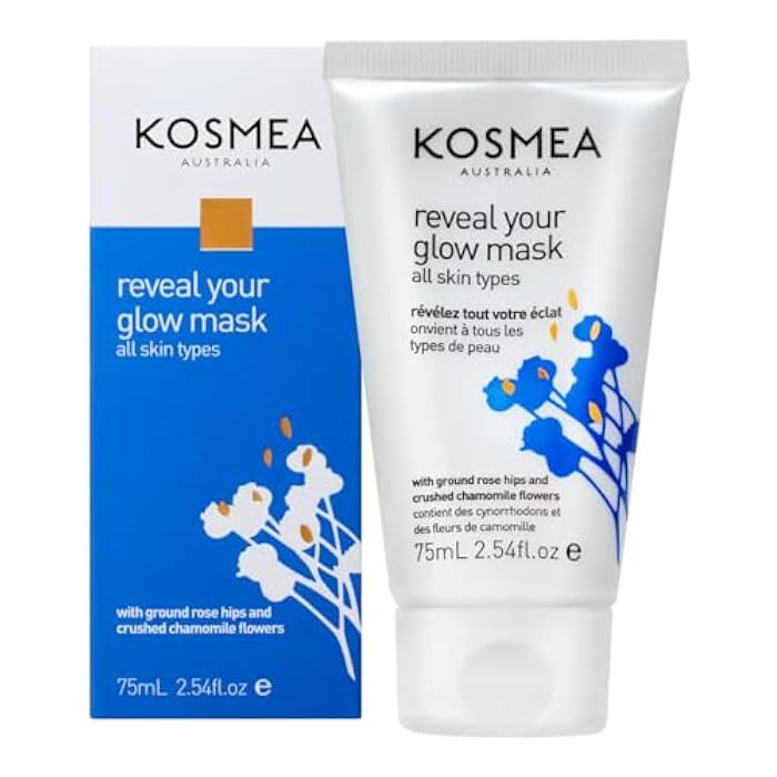 Kosmea Reveal Your Glow Facial Mask, 75 ml, Exfoliating, Suitable for All Skin Types - Image 3