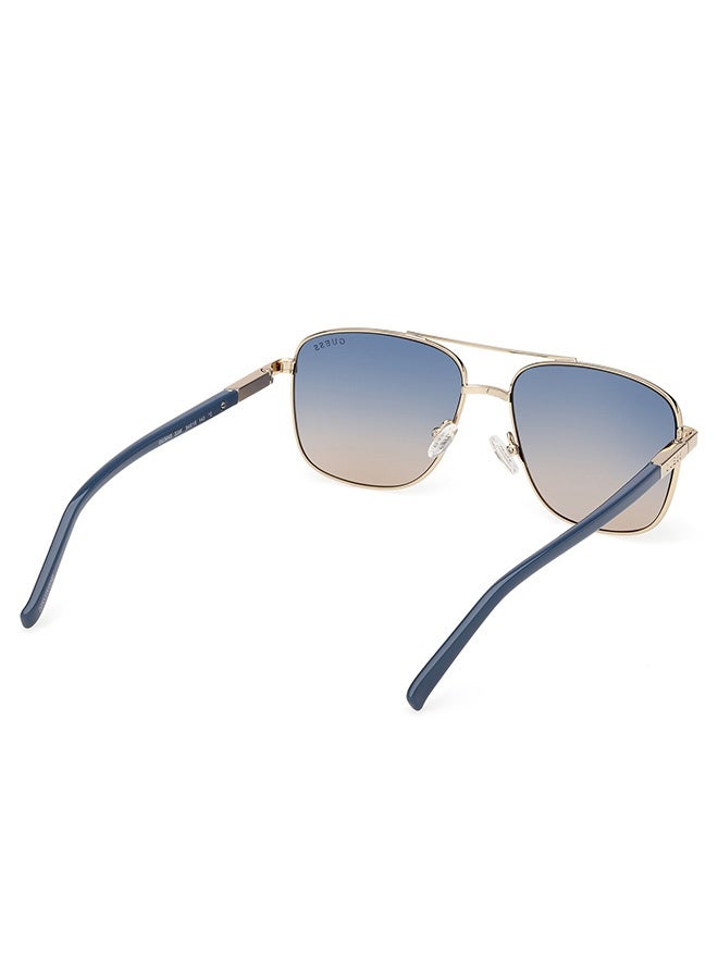 GUESS نظارات شمسية يوغس كاملة الإطار للرجال والنساء GU304033W54 - Image 5