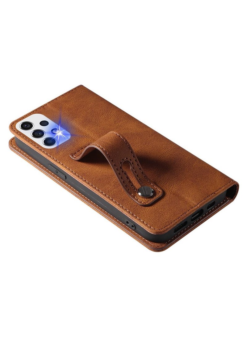 Loquat Suitable For Samsung Solid Color Magnetic Flip Leather Case - Image 2