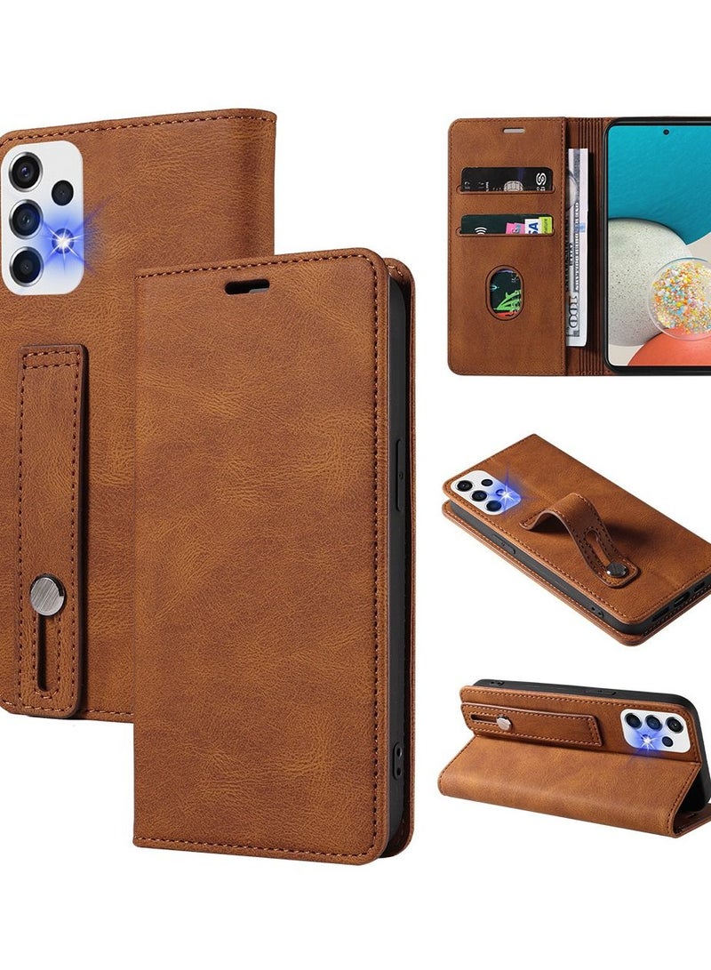 Loquat Suitable For Samsung Solid Color Magnetic Flip Leather Case - Image 1