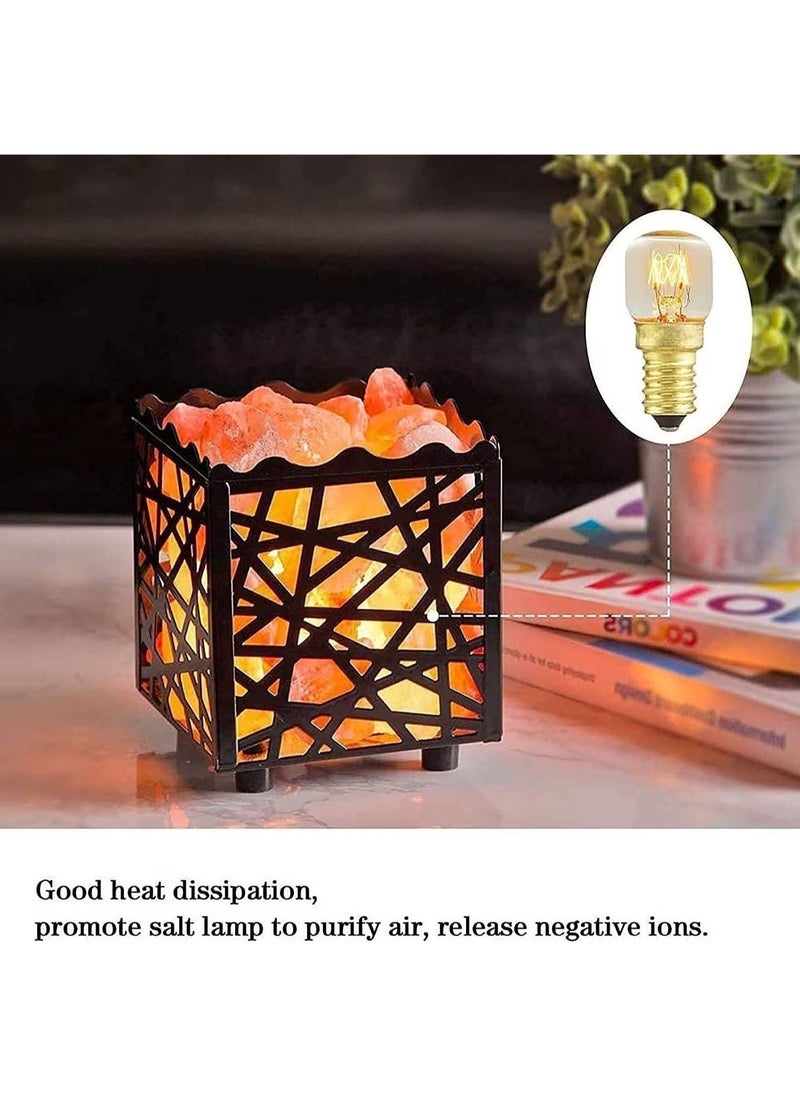 ULHYC Salt Lamp Bulbs, 15w E14 for Oven 300°C, Fridge, Multipurpose Appliance SES Incandescent Dimmable Bulbs, Mini Microwave Lamp High Temperature Resistant E14 Himalayan Salt Crystal Lamp 4Pcs  - Image 4
