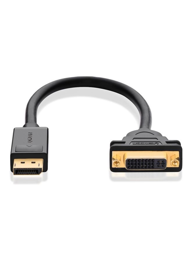 يو جرين محول من منفذ ديسبلاي بورت ذكر إلى DVI أنثى