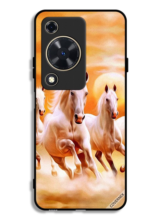 Covernex Huawei Nova Y72S Protective Case Cover Horses Running