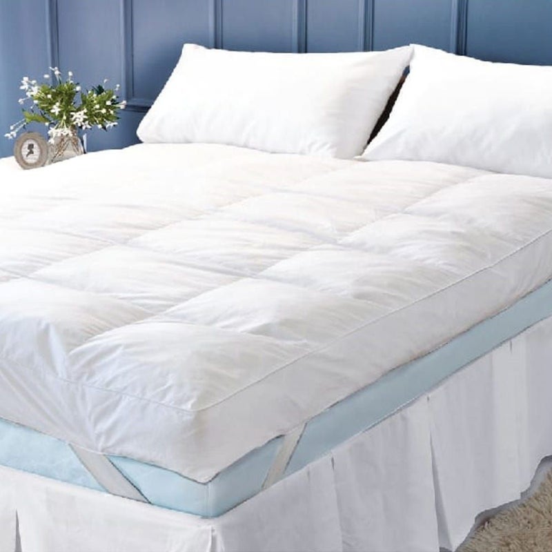 DANUBE HOME Poly Fill Mattress Topper - Image 1