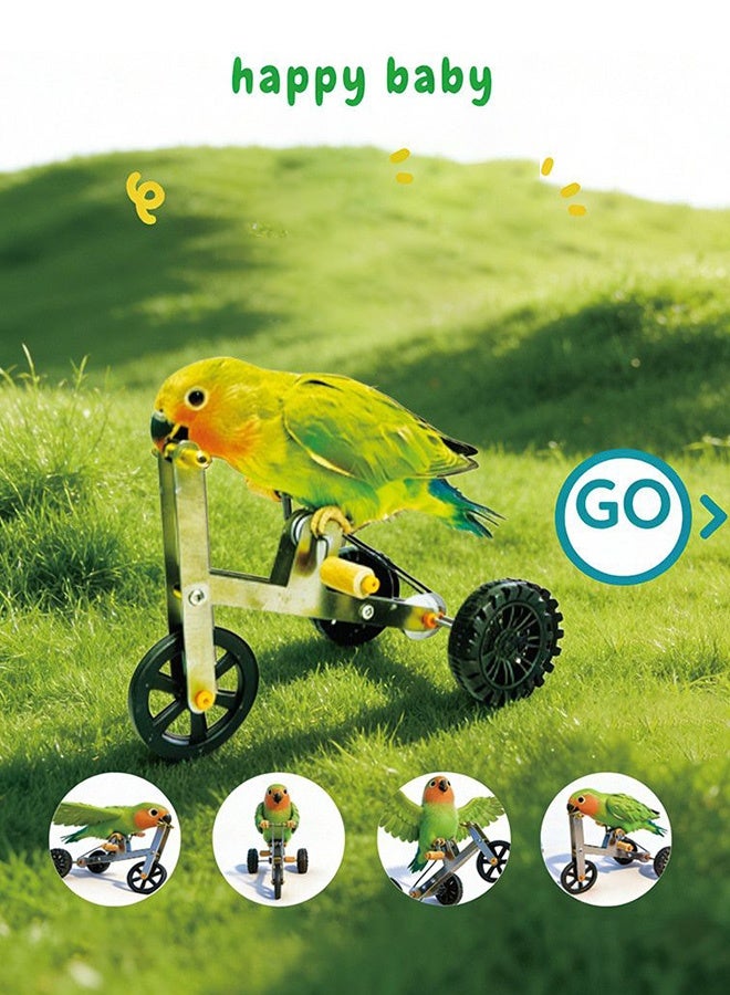 Bird Toys,Intelligence Training Bicycle - Toys for Parrots - for African Grey Cockatoo Conures Pets Cockatiel Macaw Intelligence Training - Image 4