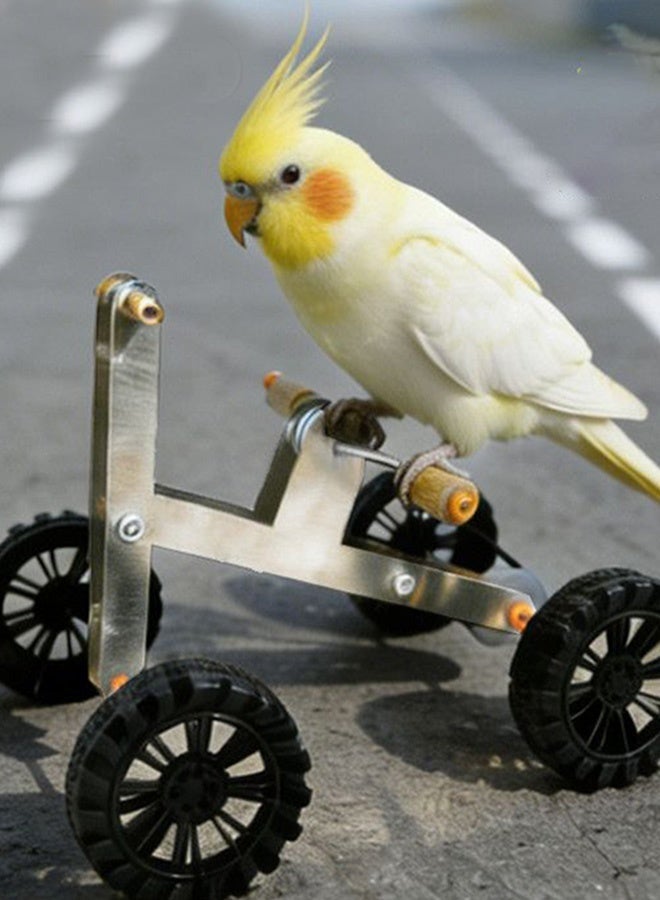 Bird Toys,Intelligence Training Bicycle - Toys for Parrots - for African Grey Cockatoo Conures Pets Cockatiel Macaw Intelligence Training - Image 1