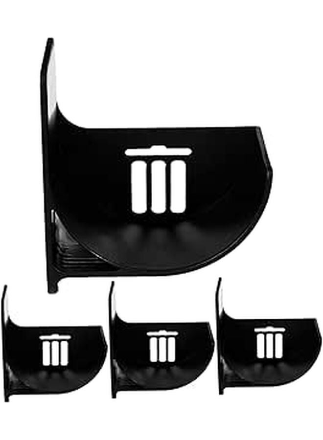 4Pcs Plastic Wall Mounted Refrigerator Bag Holder Kitchen Storage Rack Organizer - Image 1