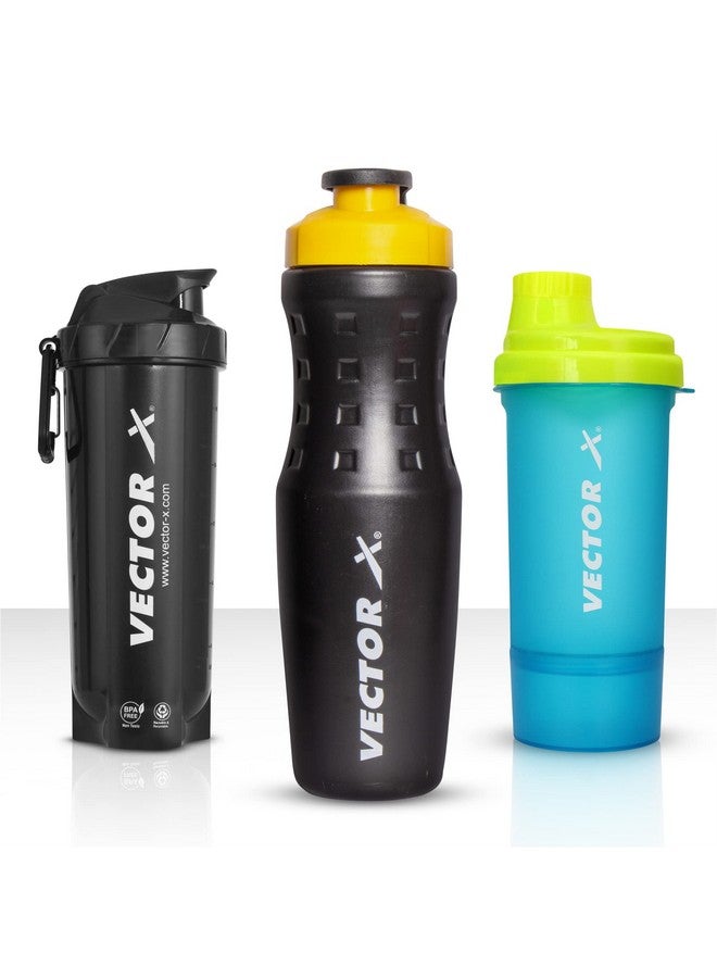 VECTOR X Energy Shaker & Active Bottle & Super Shaker (Pack of 3) - Image 1