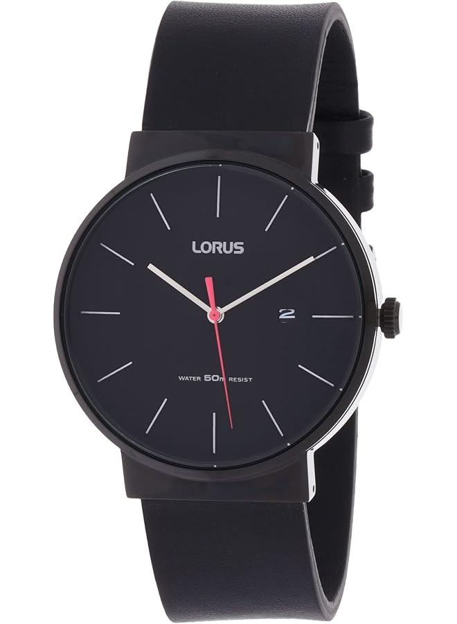 LORUS Classic Mens Analog Quartz Watch With Leather Bracelet Rh979Kx9 - Image 1